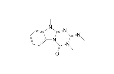 2-Methylimino-3,10-dimethyl-2,3,4,10-tetrahydro-1,3,5-triazino[1,2-a]benzimidazole-4-one
