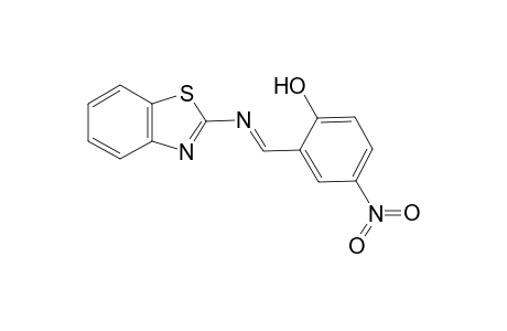 1,3-Benzothiazole-2-amine, N-(2-hydroxy-5-nitro-benzylidene)-
