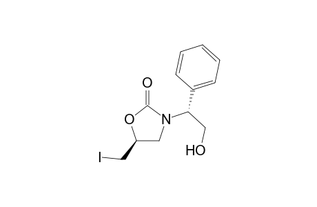 (1'R,5S)-N-[2'-Hydroxy-1'-phenyl)ethyl]-5-iodomethyl-1,3-oxazolidin-2-one