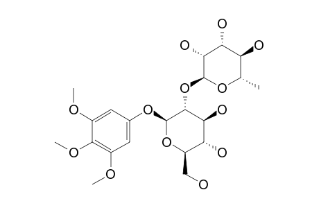 DIOSPYROSOSIDE;1-[ALPHA-L-RHAMNOPYRANOSYL-(1->2)-(BETA-D-GLUCOPYRANOSYLOXY)]-3,4,5-TRIMETHOXY-BENZENE