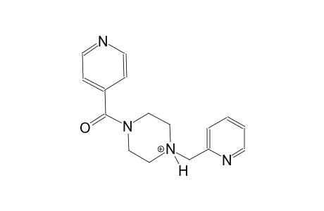 1-isonicotinoyl-4-(2-pyridinylmethyl)piperazin-4-ium