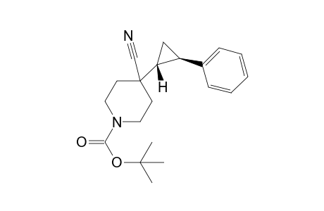 tert-butyl 4-cyano-4-[(1R,2R)-2-phenylcyclopropyl]piperidine-1-carboxylate