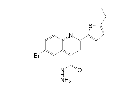 6-bromo-2-(5-ethyl-2-thienyl)-4-quinolinecarbohydrazide