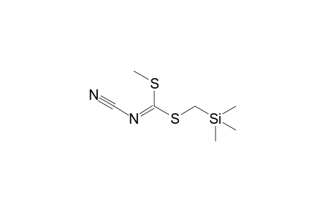 S-Methyl-S'-trimethylsilylmethyl N-cyanocarbonimidodithioate