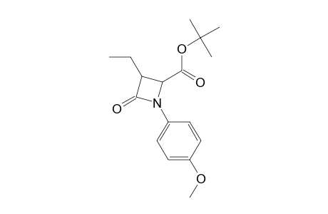 4-(tert-Butoxycarbonyl)-3-ethyl-1-(4-methoxyphenyl)-2-azetidinone