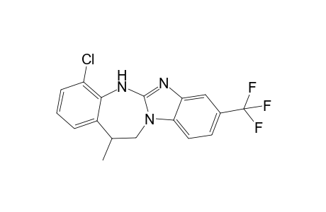 13-Methyl-4-chloro-8-trifluoromethyl-12,13-Dihydro-5H-benzimidazo[2,3-b][1,3]benzodiazepine