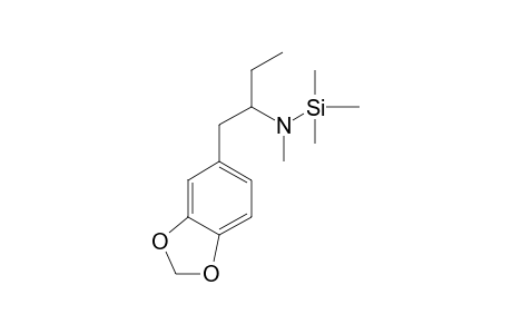 N-Methyl-1-(3,4-methylenedioxyphenyl)butan-2-amine TMS