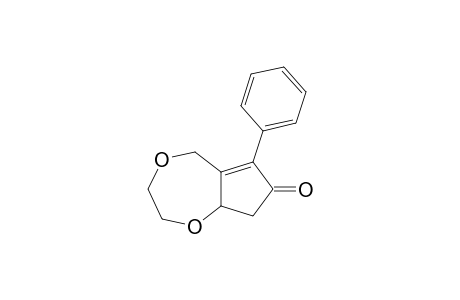 6-Phenyl-2,3,8,8a-tetrahydrocyclopenta[e][1,4]dioxepin-7(5H)-one