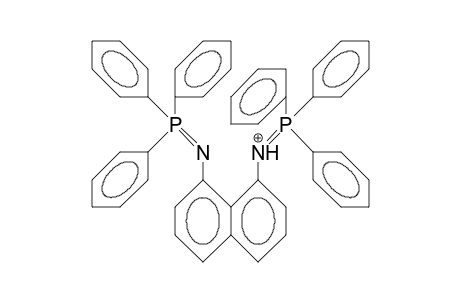 1,8-Bis(triphenylphosphoranylideneammonio)-naphthalene cation