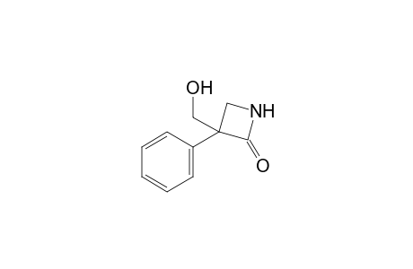 3-(hydroxymethyl)-3-phenyl-2-azetidinone