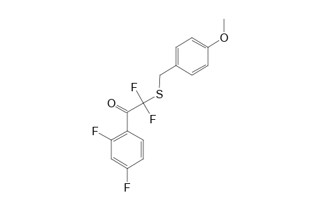 2-[(4-METHOXYBENZYL)-THIO]-2,2,2',4'-TETRAFLUOROACETOPHENONE
