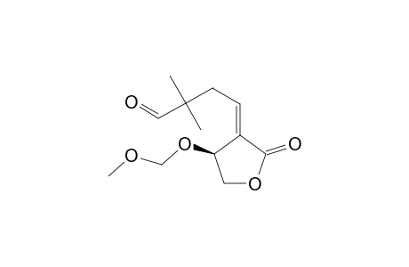 E-4-[(4S)-4-METHOXYMETHOXY-2-OXO-4,5-DIHYDROFURAN-3-YLIDENE]-2,2-DIMETHYLBUTANAL