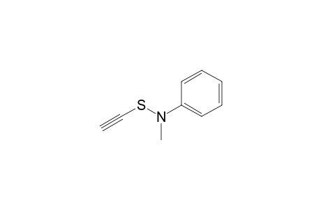 N-Methyl-N-(ethynylthio)benzenamine