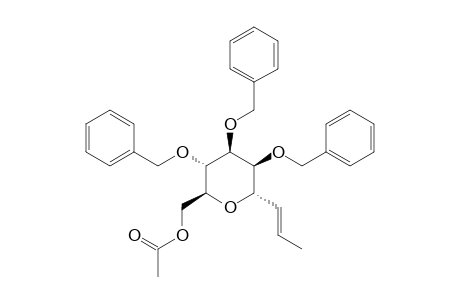 TRANS-6-ACETOXY-2,3,4-TRI-O-BENZYL-1-DEOXY-1'-PROP-1-ENYL-ALPHA-D-MANNOPYRANOSIDE