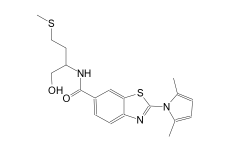 6-benzothiazolecarboxamide, 2-(2,5-dimethyl-1H-pyrrol-1-yl)-N-[(1S)-1-(hydroxymethyl)-3-(methylthio)propyl]-
