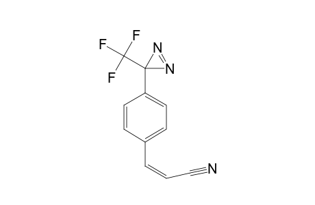 3-[4-[3-(TRIFLUOROMETHYL)-3H-DIAZIRIN-3-YL]-PHENYL]-ACRYLONITRILE;CIS-ISOMER