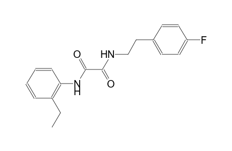 ethanediamide, N~1~-(2-ethylphenyl)-N~2~-[2-(4-fluorophenyl)ethyl]-