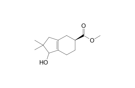 Methyl 2,3,4,5,6,7-hexahydro-1-hydroxy-2,2-dimethyl-1H-indene-5 / 6-carboxylate