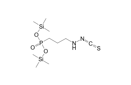 Phosphonic acid, [3-(carbonothioylhydrazino)propyl]-, bis(trimethylsilyl) ester