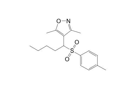 1-(3',5'-Dimethyl-4'-isoxazolyl)pentyl-(p-tolyl)sulfone