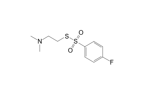 .beta.-(Dimethylamino)ethyl p-fluorobenzenethiosulfonate