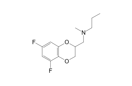 N-[(5,7-difluoro-2,3-dihydro-1,4-benzodioxin-2-yl)methyl]-n-methylpropan-1-amine