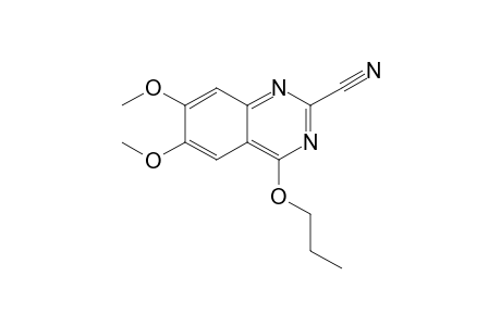 6,7-Dimethoxy-4-propoxyquinazoline-2-carbonitrile
