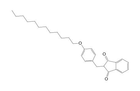 1H-indene-1,3(2H)-dione, 2-[[4-(dodecyloxy)phenyl]methyl]-