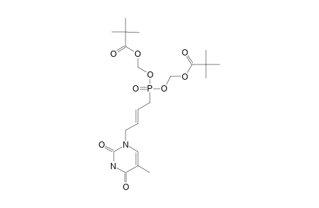 N-(1)-[(E)-4-BIS-(PIVALOYLOXYMETHYL)-PHOSPHINYLBUTEN-2-YL]-THYMINE