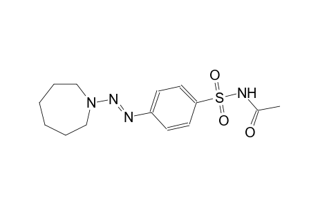 N-Acetyl-4-[(E)-1-azepanyldiazenyl]benzenesulfonamide