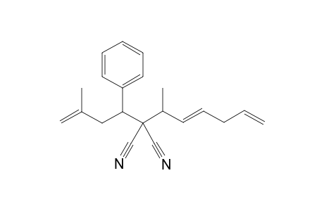 7,7-Dicyano-6,10-dimethyl-8-phenylundeca-1,4,10-triiene