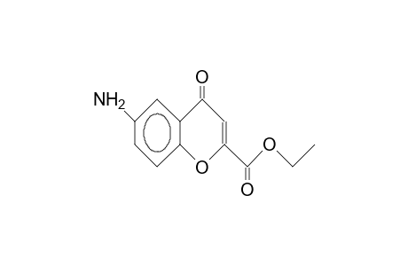 4H-1-Benzopyran-2-carboxylic acid, 6-amino-4-oxo-, ethyl ester