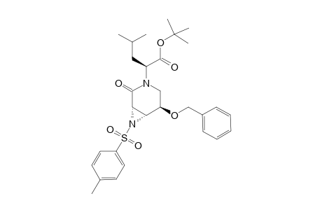 (3S,4R,5R)-5-Benzyloxy-N-[(1S)-1-(tert-butoxycarbonyl)-3-methylbutyl]-3,4-[N-(p-toluensullfonyl)aziridino]piperidin-2-one