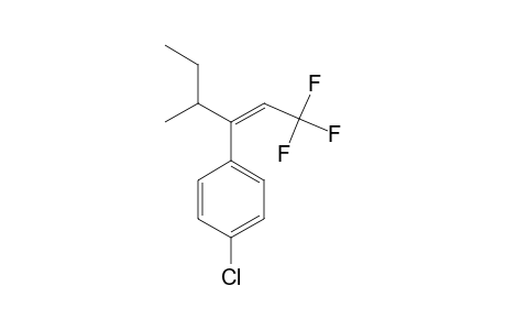 (Z)-3-(4-CHLOROPHENYL)-1,1,1-TRIFLUORO-4-METHYL-2-HEXENE