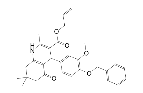 allyl 4-[4-(benzyloxy)-3-methoxyphenyl]-2,7,7-trimethyl-5-oxo-1,4,5,6,7,8-hexahydro-3-quinolinecarboxylate