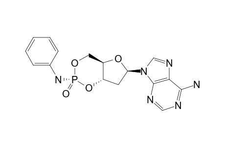 2'-DEOXYADENOSINE-3',5'-CYCLIC-N-PHOSPHORANILIDATE,ISOMER-#2