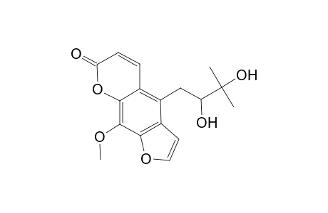 7H-Furo[3,2-g][1]benzopyran-7-one, 4-(2,3-dihydroxy-3-methylbutyl)-9-methoxy-