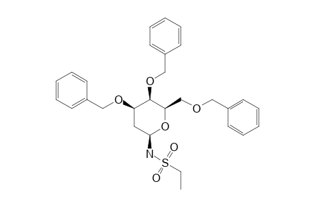 3,4,6-TRI-O-BENZYL-2-DEOXY-BETA-D-GALACTOPYRANOSYL-ETHANESULFONAMIDE
