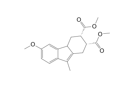 9-Methyl-2,3-cis-di(methoxycarbonyl)-6-methoxy-1,2,3,4,4a-pentahydro-9-dehydrofluorene