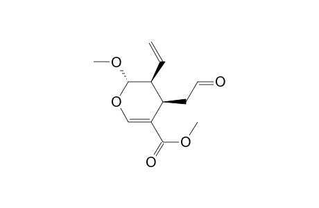 2H-Pyran-5-carboxylic acid, 3-ethenyl-3,4-dihydro-2-methoxy-4-(2-oxoethyl)-, methyl ester, (2.alpha.,3.beta.,4.beta.)-(.+-.)-