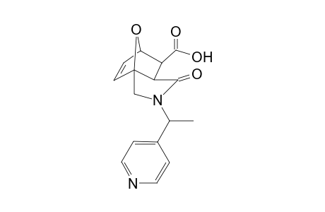 10-Oxa-3-azatricyclo[5.2.1.0(1,5)]dec-8-ene-6-carboxylic acid, 4-oxo-3-[1-(4-pyridinyl)ethyl]-
