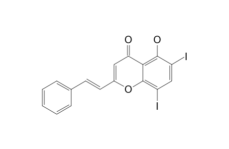5-HYDROXY-6,8-DIIODO-2-STYRYLCHROMONE