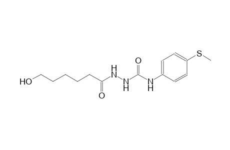 2-(6-hydroxyhexanoyl)-N-[4-(methylsulfanyl)phenyl]hydrazinecarboxamide