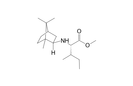 Methyl N-[(1R,4R)-exo-bornan-2-yl]-(S)-isoleucinate [methyl (2'S,3'S)-3'-methyl-2'-([1R,4R)-1,7,7,trimethylbicyclo[2.2.1]heptan-2-exo-ylamino)pentanoate]