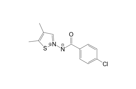 N-(4-Chlorobenzoyl)-4,5-dimethylisothiazolium-2-imine