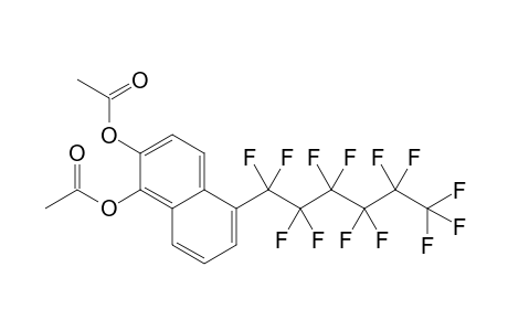 1,2-Diacetoxy-5-perfluorohexylnaphthalene