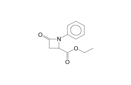 RAC- ETHYL N-PHENYL-4-OXOAZETIDINE-2-CARBOXYLATE