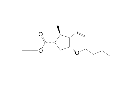cyclopentanecarboxylic acid-, 4-butoxy-3-ethenyl-2-methyl-, 1,1-dimethylethyl ester (1.alpha.,2.beta.,3.alpha.,4.alpha.)