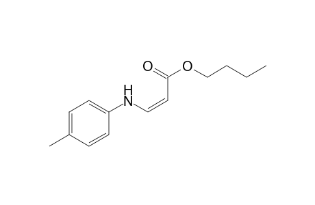 (Z)-butyl 3-(p-tolylamino)acrylate