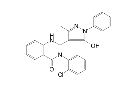 3-(2-Chloro-phenyl)-2-(5-hydroxy-3-methyl-1-phenyl-1H-pyrazol-4-yl)-2,3-dihydro-1H-quinazolin-4-one